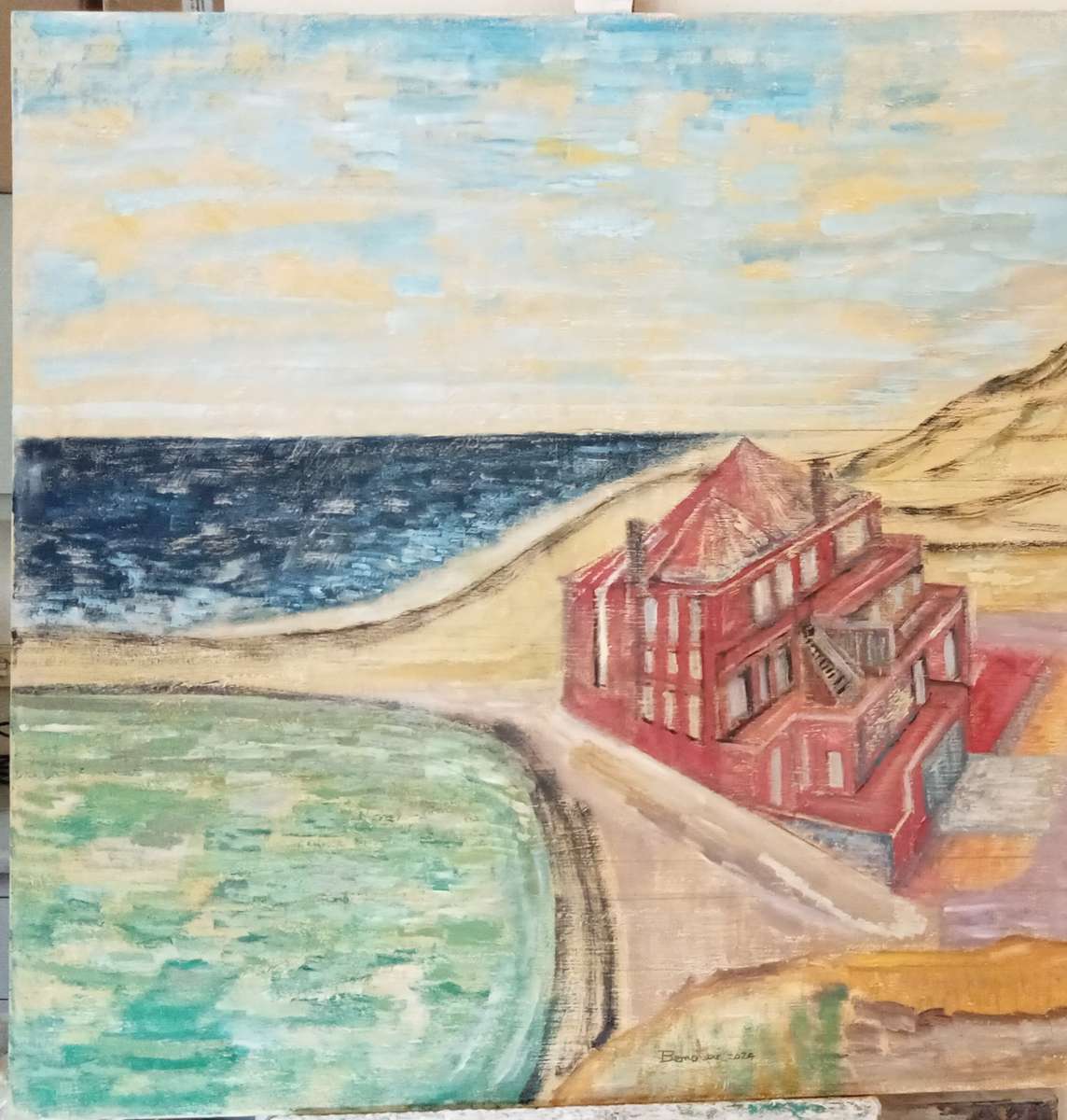 Derek Bernstein oil on canvas