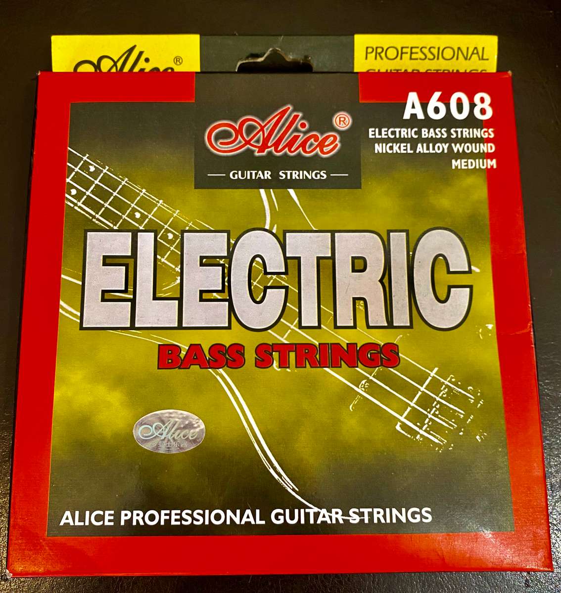 Alice Electric Bass nickel wind 4 string set for bass guitar