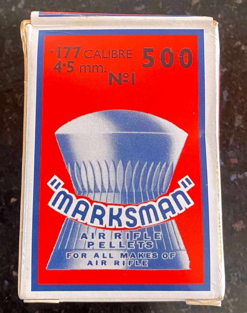Marksman Pellets red box 500, .177 Cal 4.5mm rounded
