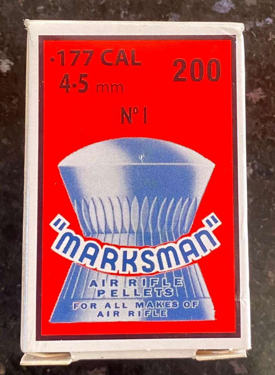 Marksman .177 cal. 4.5mm No 1 Pellets, Red box (200)