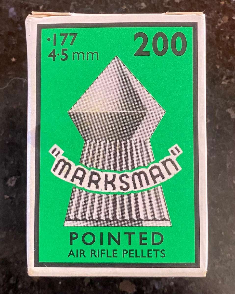 Marksman Green pointed 200 pellets .177 cal. 4.5mm