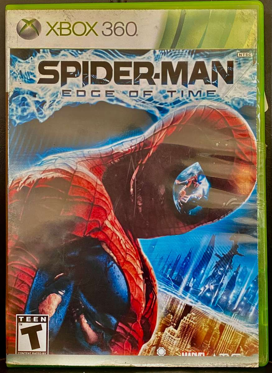 Xbox 360 spiderman edge of time original game in box