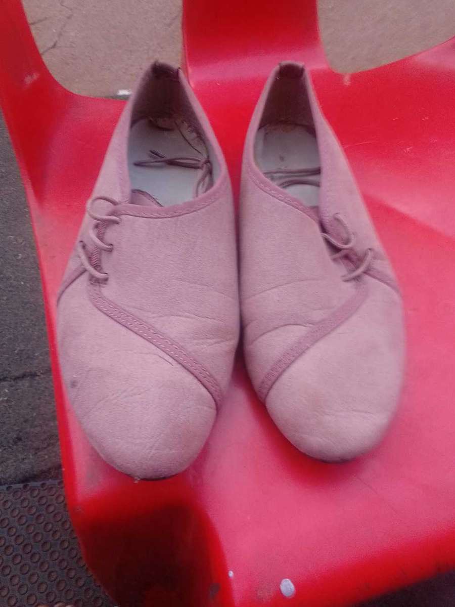 Pink suede shoes