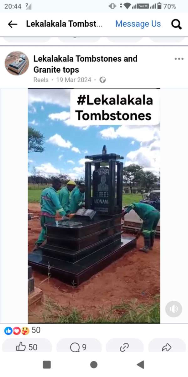 Tombstones and Granite Tops