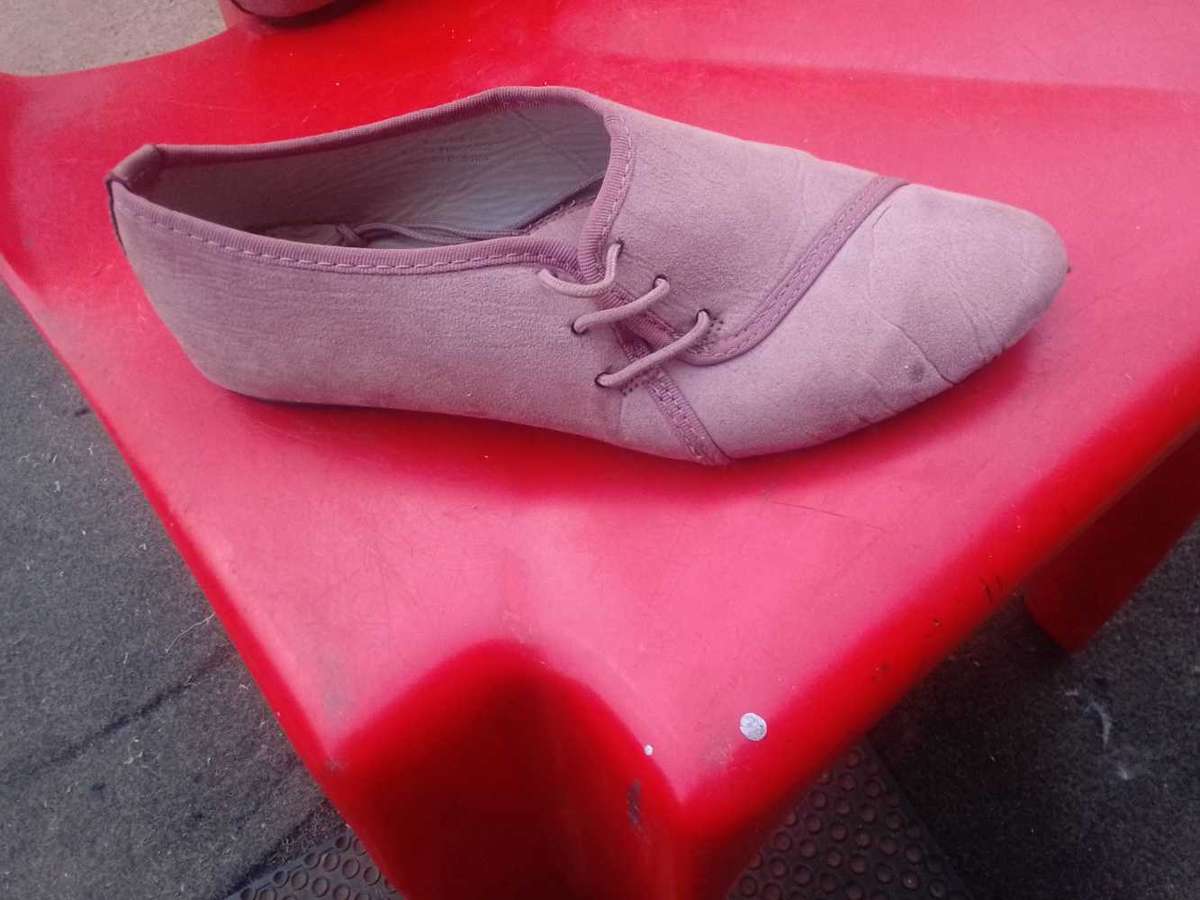 Pink suede shoes