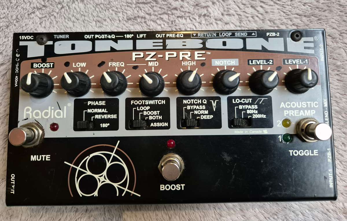 Radial Tonezone PZ-Pre Acoustic PreAmp and DI