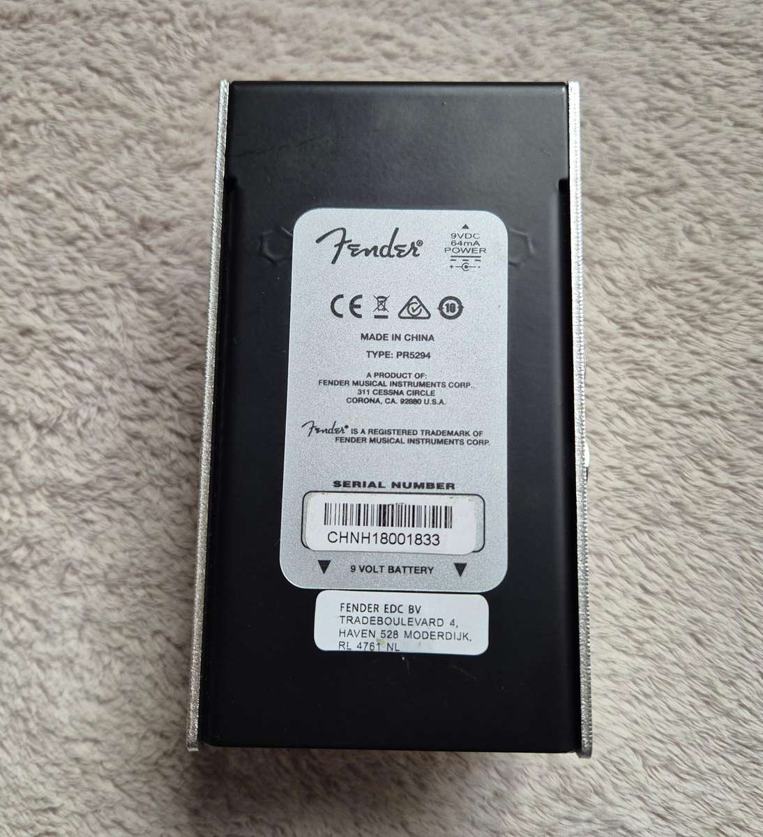 (New) Fender Level Set Buffer Guitar Pedal