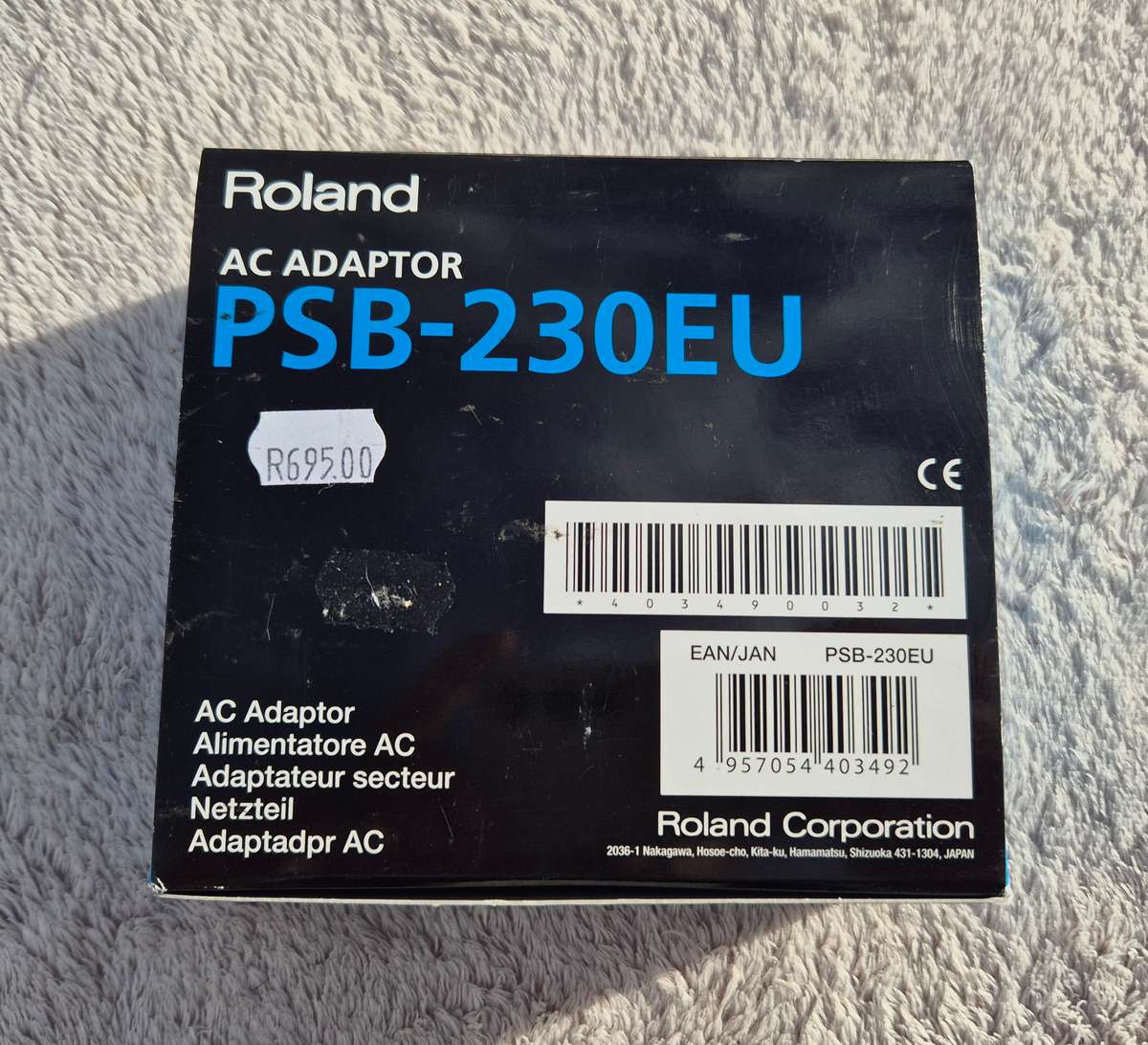 New Boss/Roland PSB-230 AC Adaptor