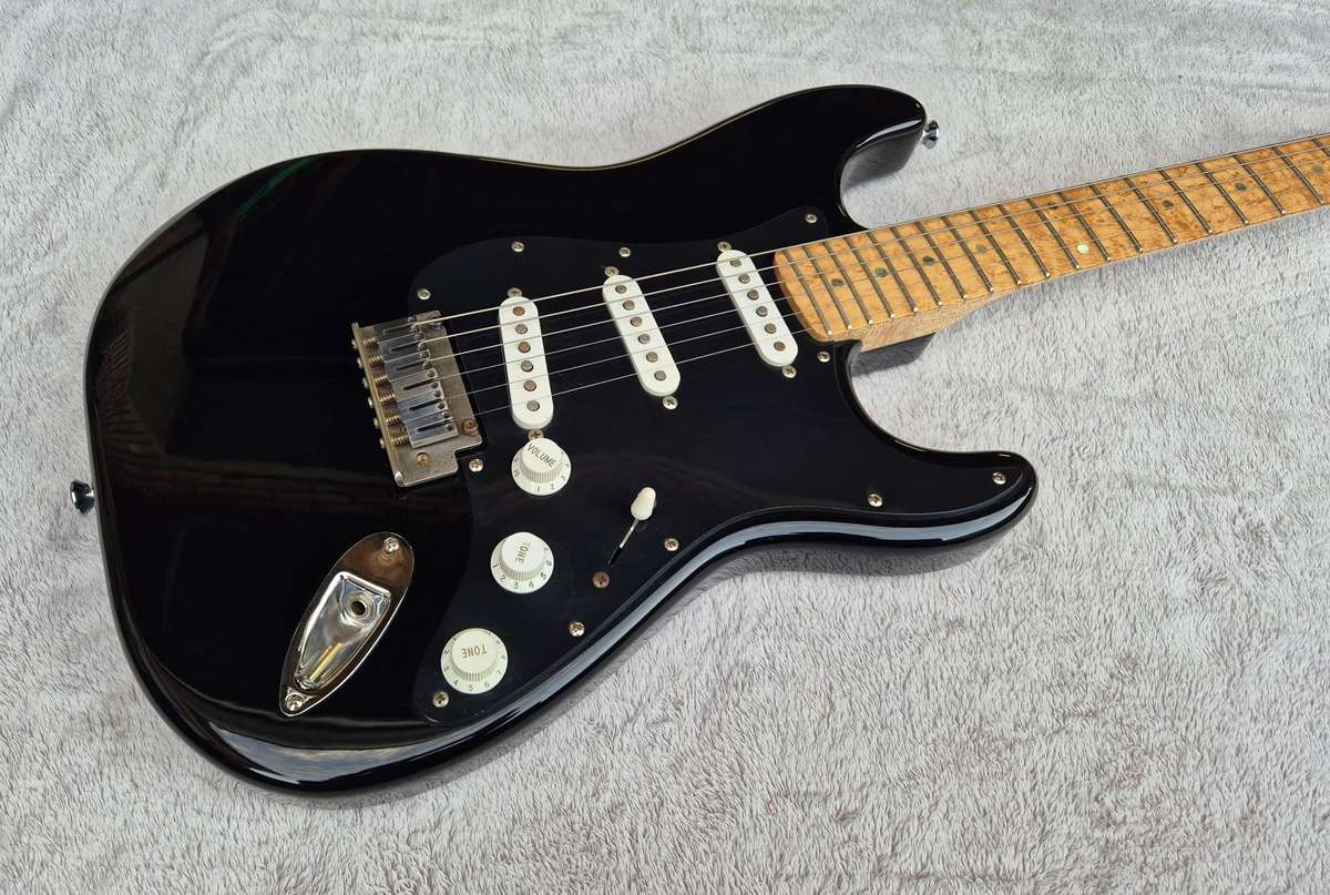 Fender Stratocaster Korean Black Electric Guitar