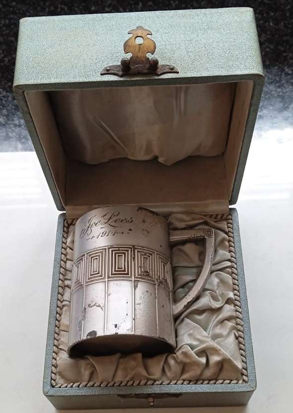 Christening cup "1914 Joe Lees"