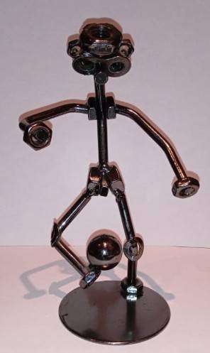 Nut and bolt figurine