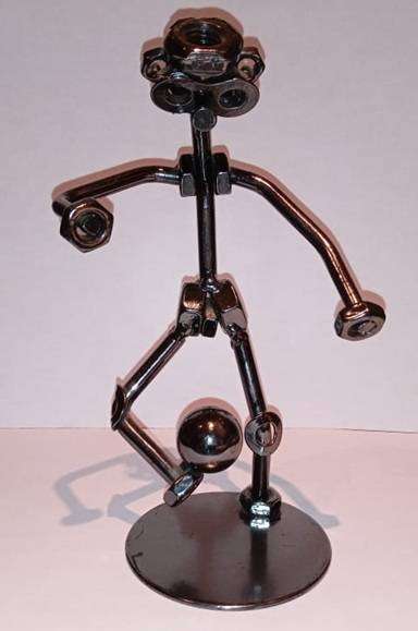 Nut and bolt figurine