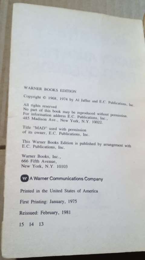 MAD's Snappy Answers to Stupid Questions