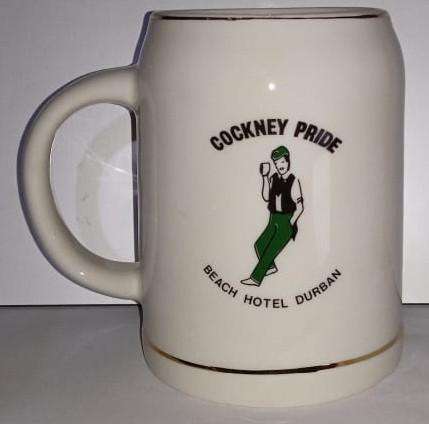 "Cockney Pride" Beach Hotel Durban Mug