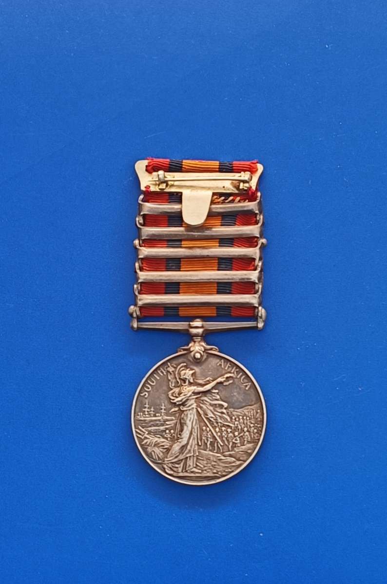 ANGLO BOER WAR - QSA - 5 CLASPS - FULL SIZE
