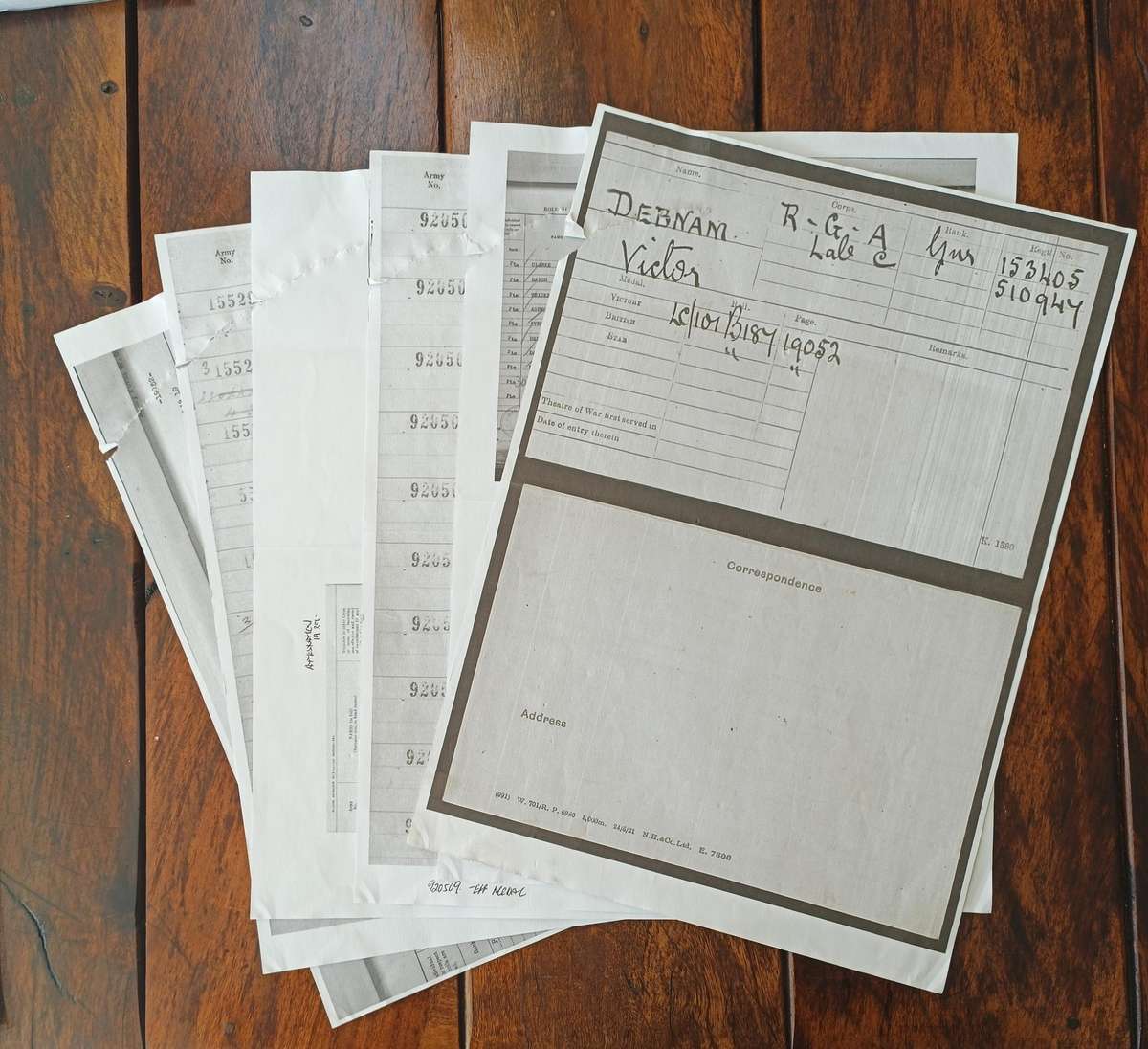 WWI & 2 FAMILY GROUP + EFFICIENCY MEDAL - FULL SIZE