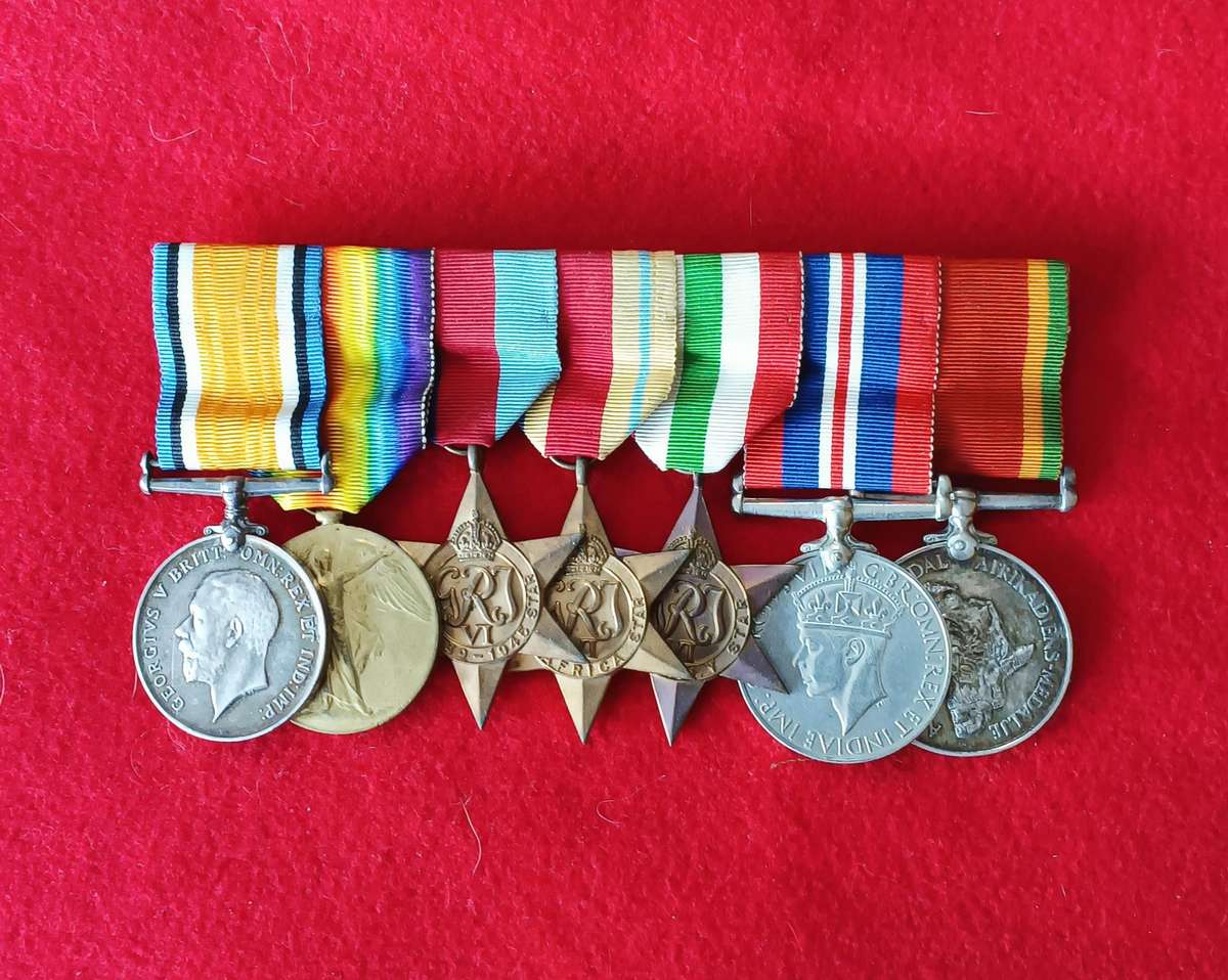 WW1 &2 - L/CPL G.A.S. TENNANT - 1st SAI - FULL SIZE