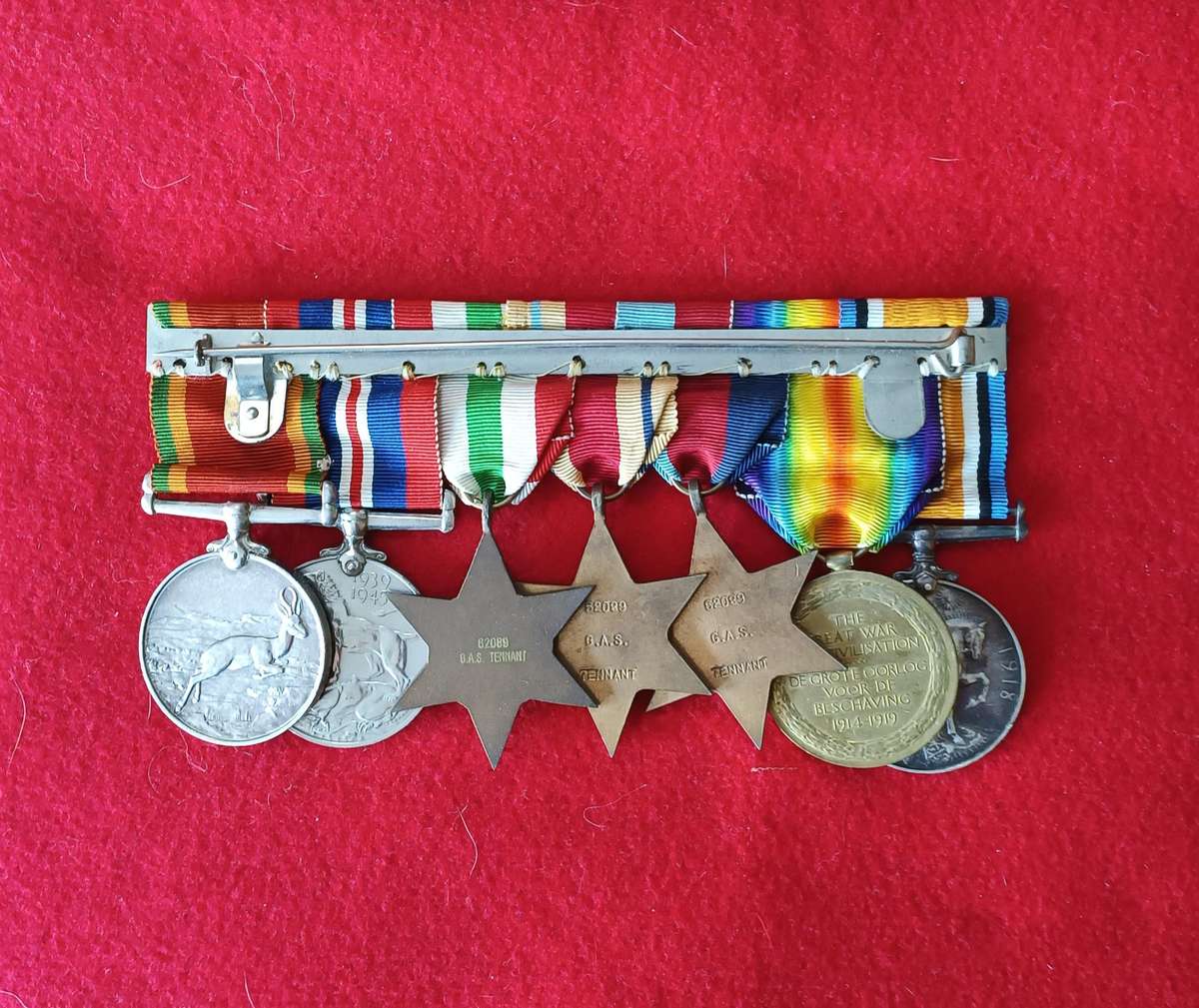 WW1 &2 - L/CPL G.A.S. TENNANT - 1st SAI - FULL SIZE