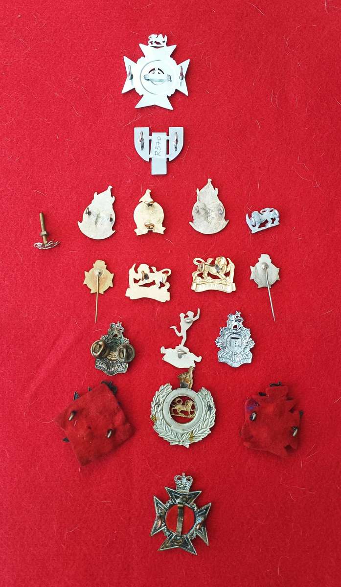 RHODESIA - BADGE LOT - 1970 TO 1980