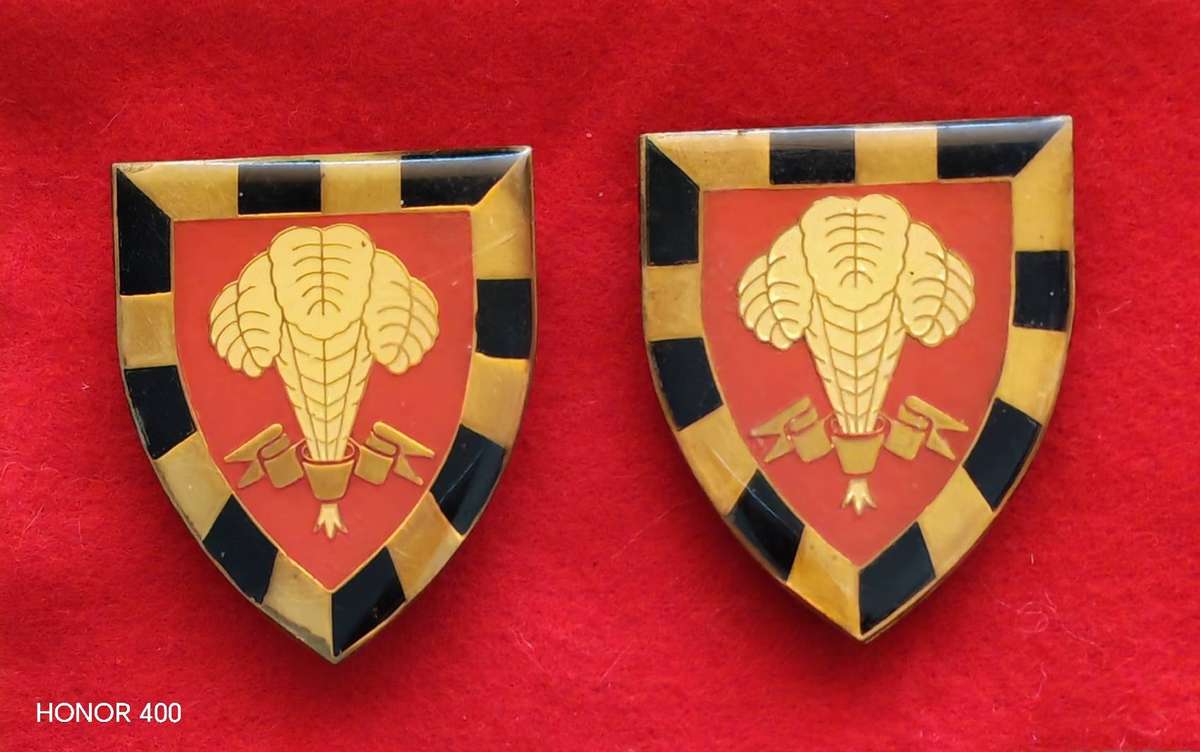 SADF - I SAI 1980s - METAL SHOULDER FLASH - TYPE 3