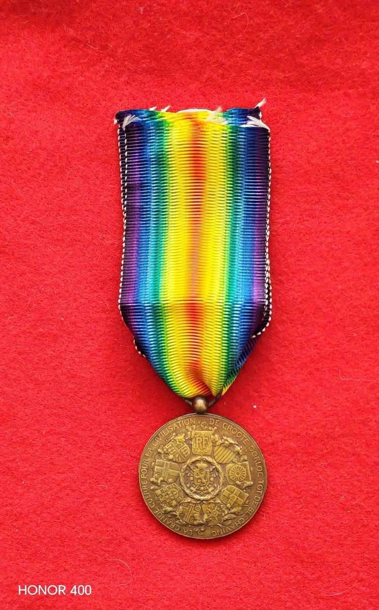 WW1 - BELGIUM VICTORY MEDAL - FULL SIZE