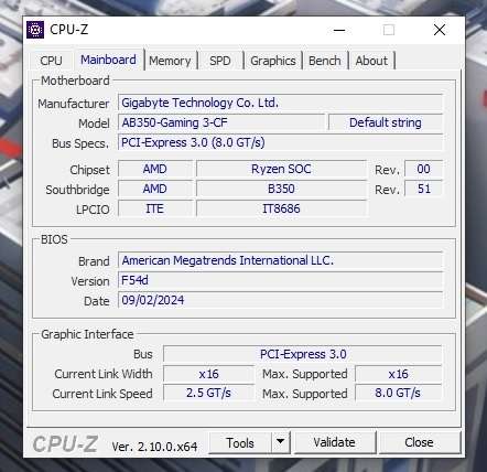 Gigabyte GA-AB350-Gaming 3 AM4 Ryzen Motherboard