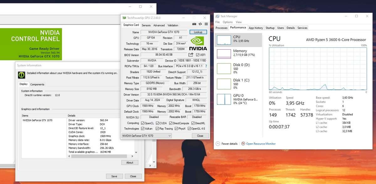 FORSA Geforce GTX 1070 FURY OC Edition (PLEASE READ DESCRIPTION)