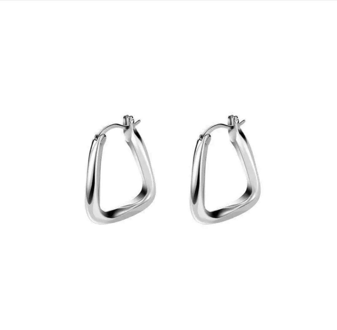 925 Silver Geometric Earrings