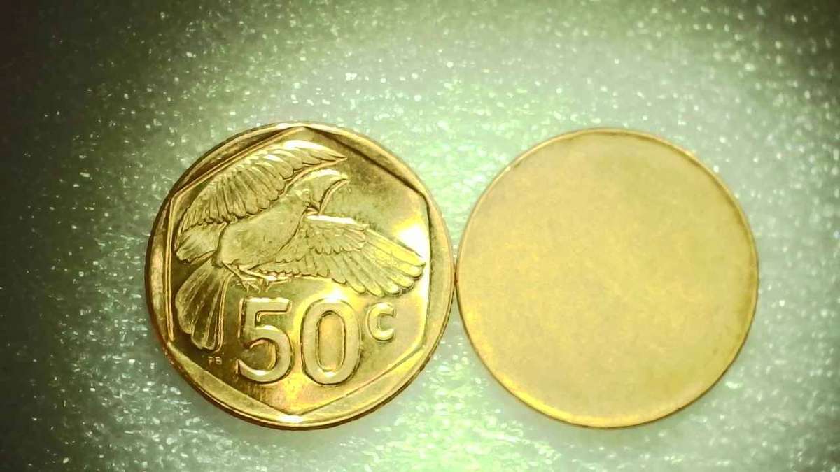 50 Cent Blank Planchet - RSA 3rd Decimal Series 1990 - 2023 - Highly Collectible - 0053