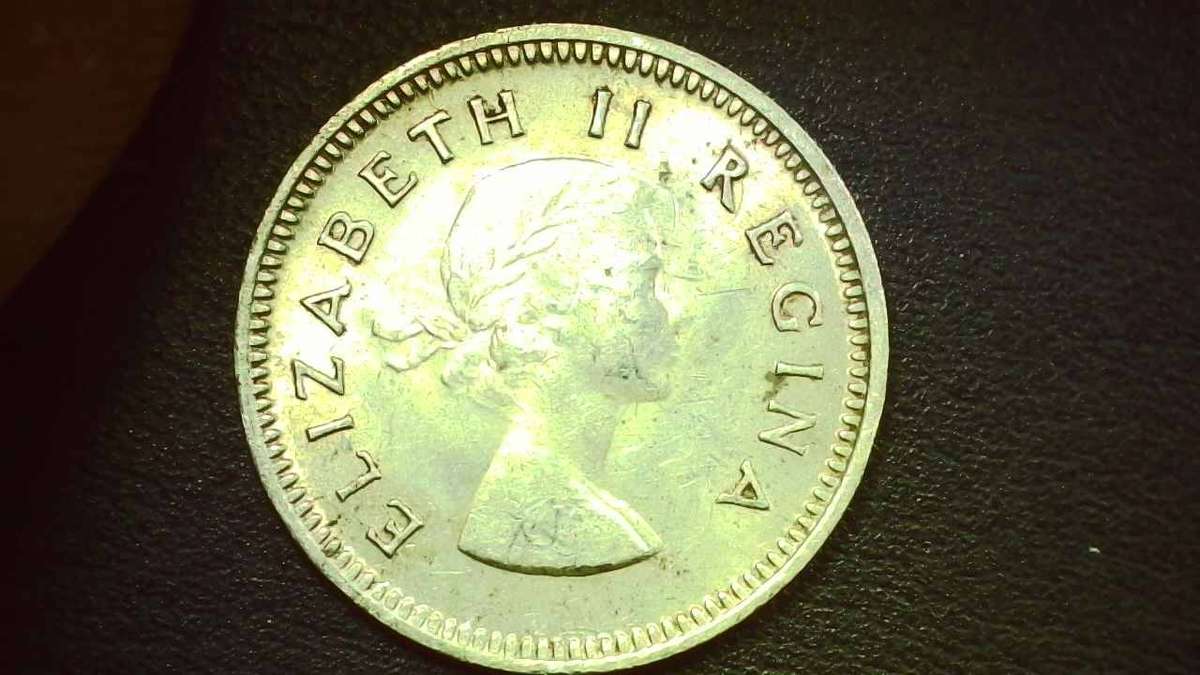 1953 South-African Union 3d (Tickey) - Great Coin - 0077