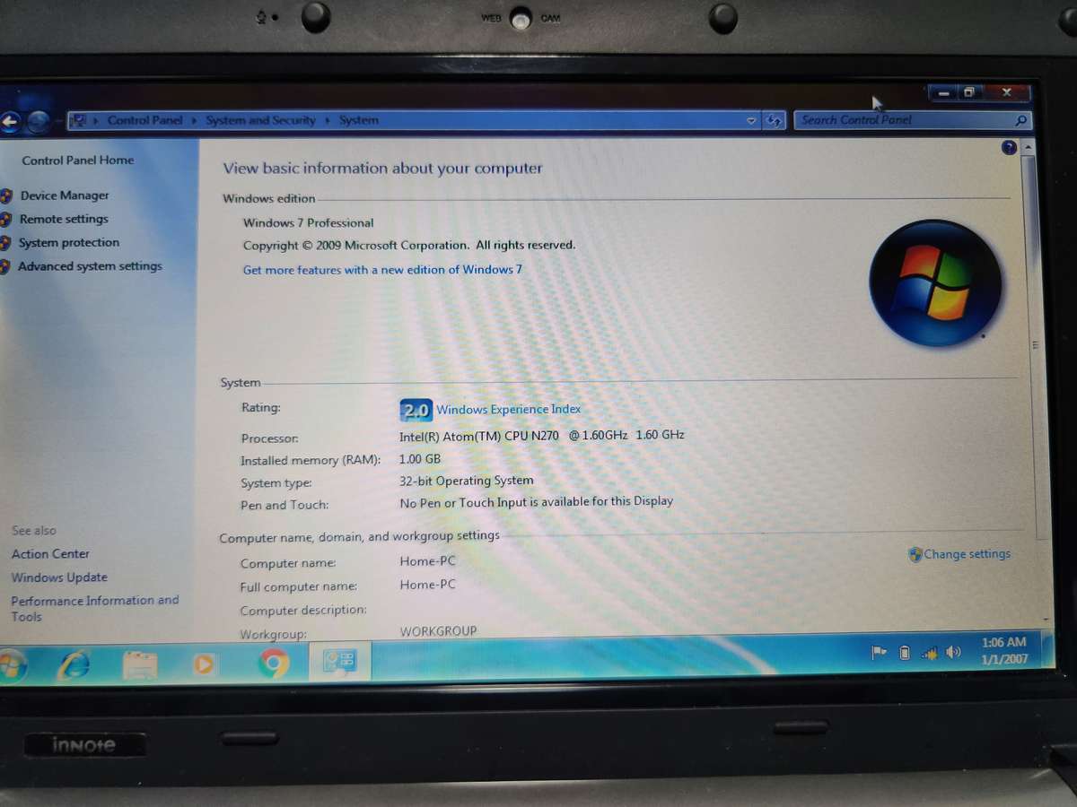 GIGABYTE NETBOOK - Model Q1088 up for Grabs - ****** R30 SHIPPING *****