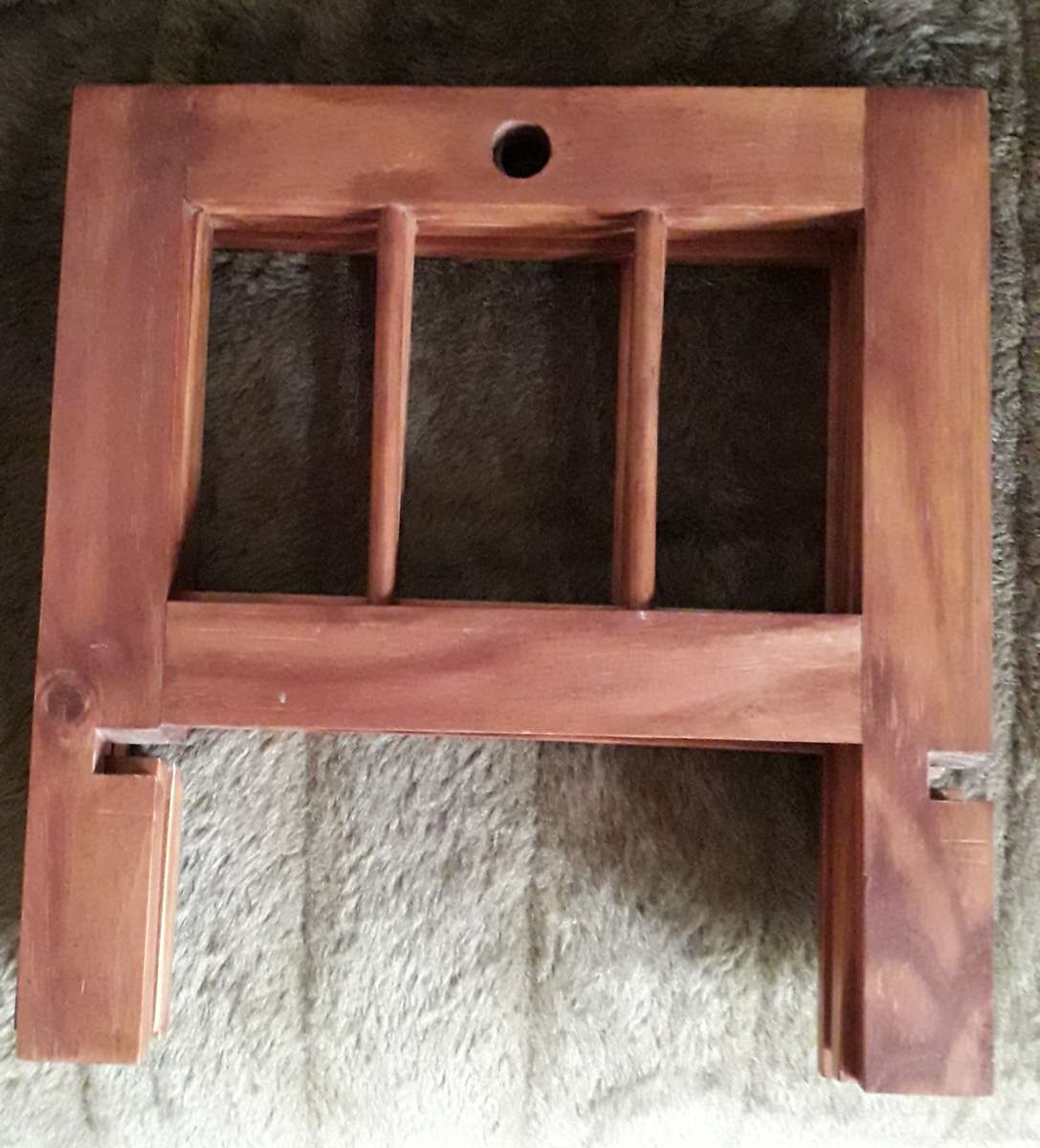 Vintage Wooden Magazine Rack