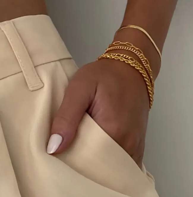 Set of 5 Premium Stainless Steel Bracelets