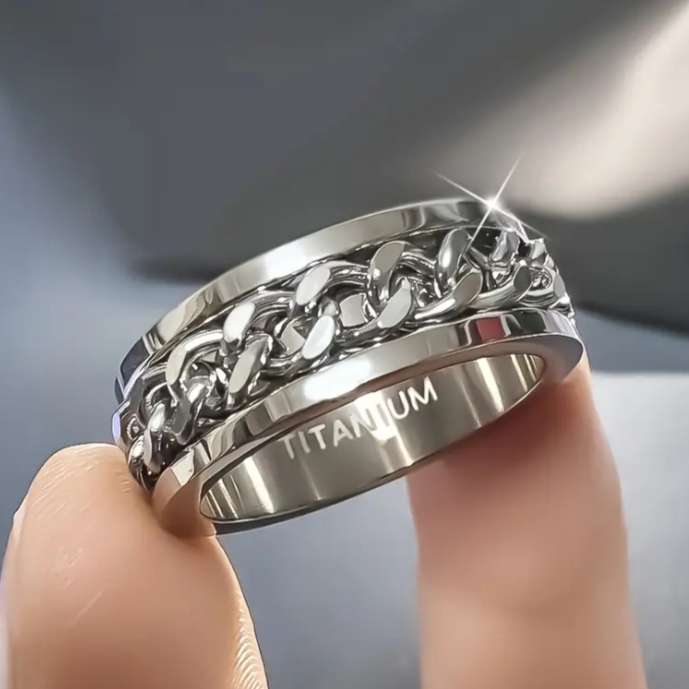 Titanium Steel Ring for Men | Size 10