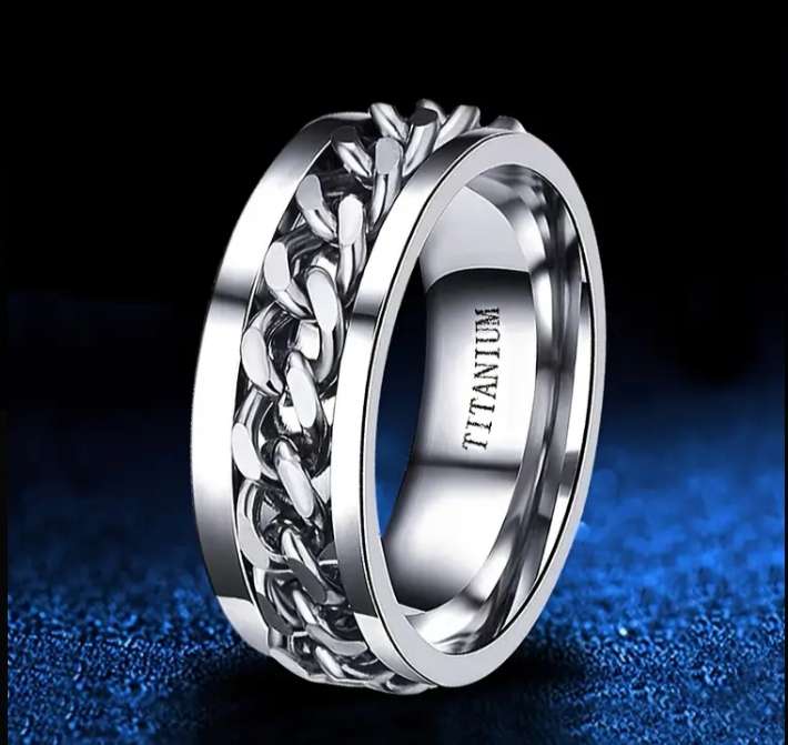 Titanium Steel Ring for Men | Size 10