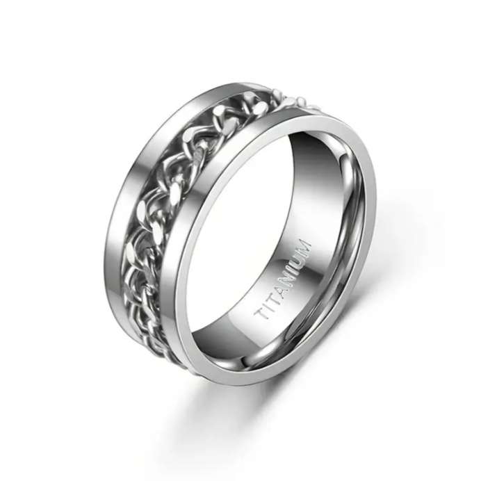 Titanium Steel Ring for Men | Size 10
