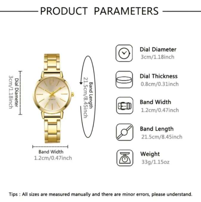 Watch and Jewellery Set for Women