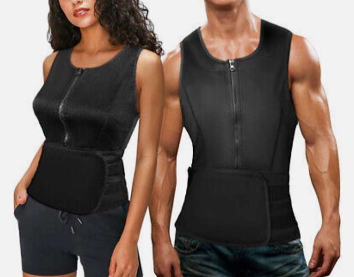 Neoprene Hot Sweat Shapewear Vest - Large