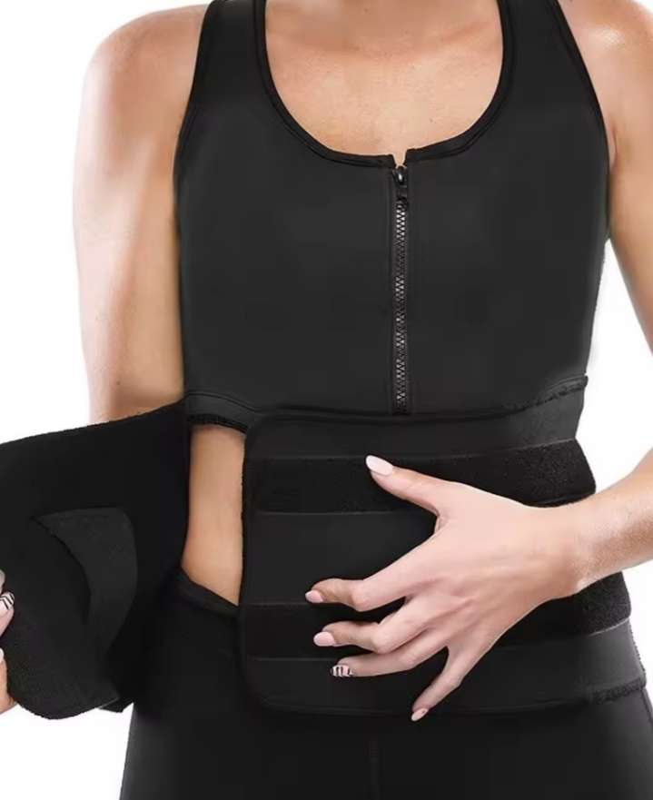Neoprene Hot Sweat Shapewear Vest - Large