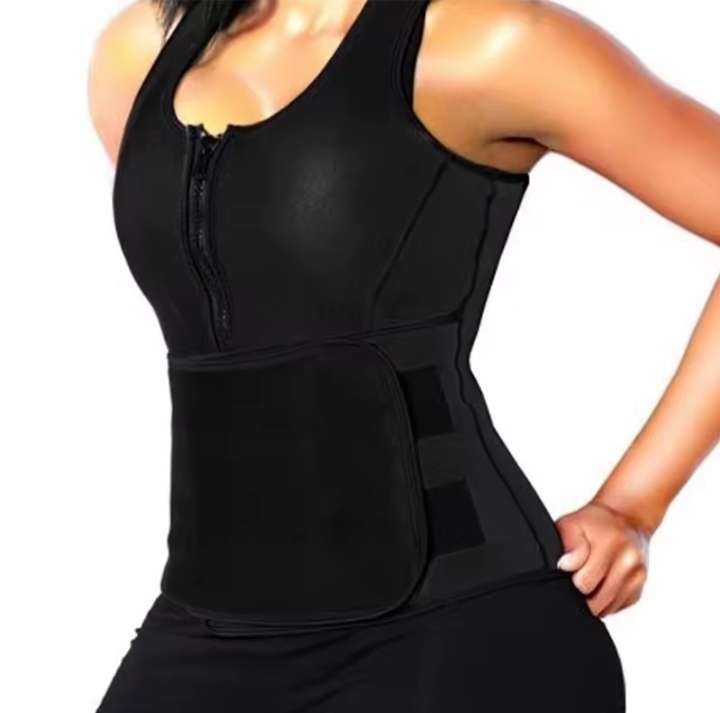 Neoprene Hot Sweat Shapewear Vest - Large