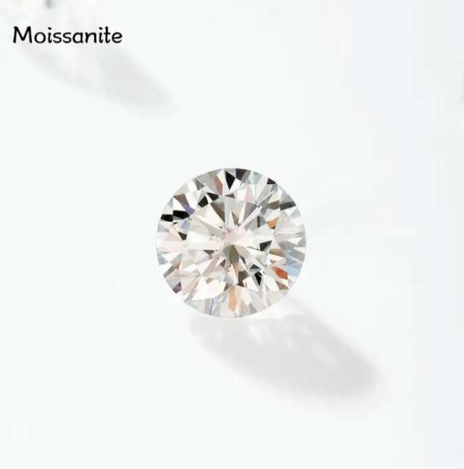 5mm 0.50Ct Moissanite with GRA Certificate