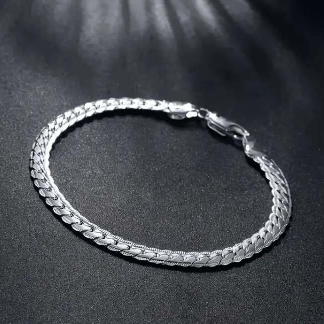 S925 Sterling Silver Filled Bracelet