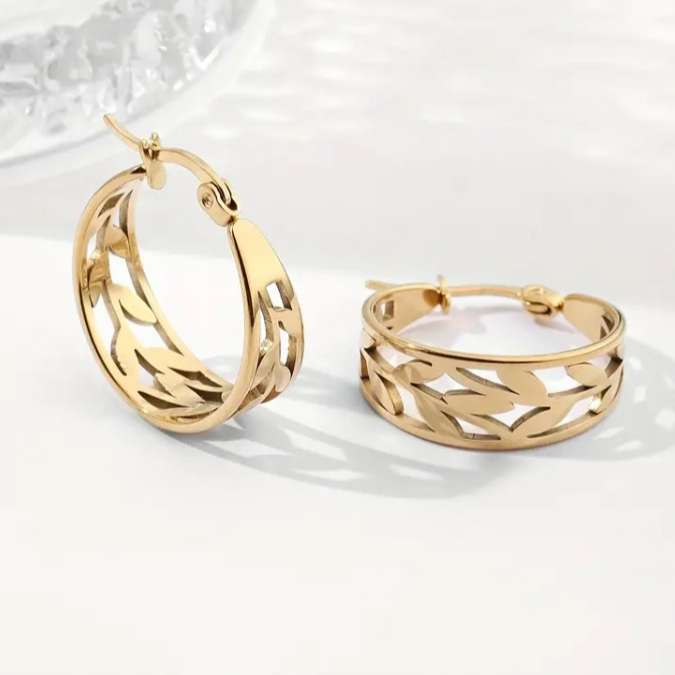 Stainless Steel Hoop Earrings