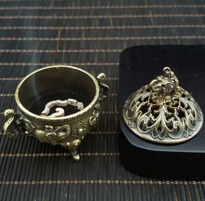 Antique Style Elephant Incense Burner