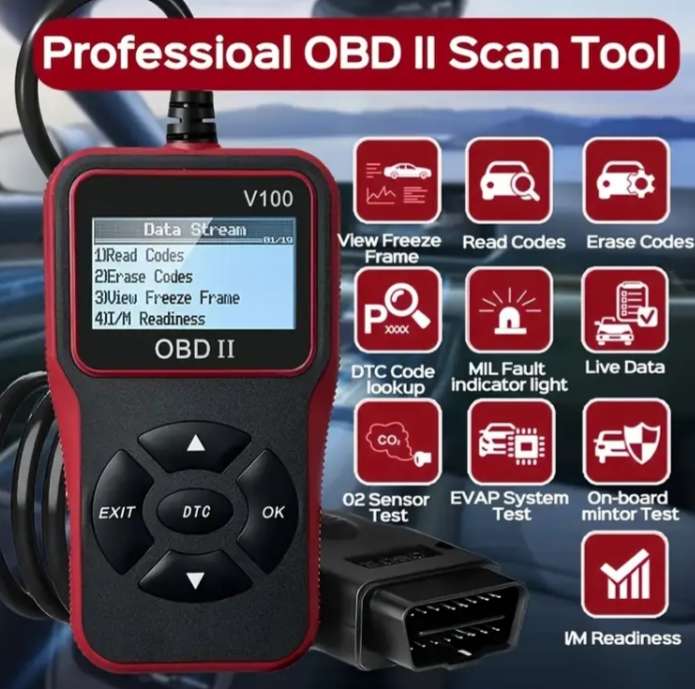 OBDII Car Engine Fault OBD2 Detector Diagnostic Scanner 2025
