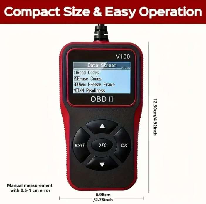 OBDII Car Engine Fault OBD2 Detector Diagnostic Scanner 2025