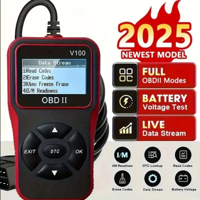 OBDII Car Engine Fault OBD2 Detector Diagnostic Scanner 2025