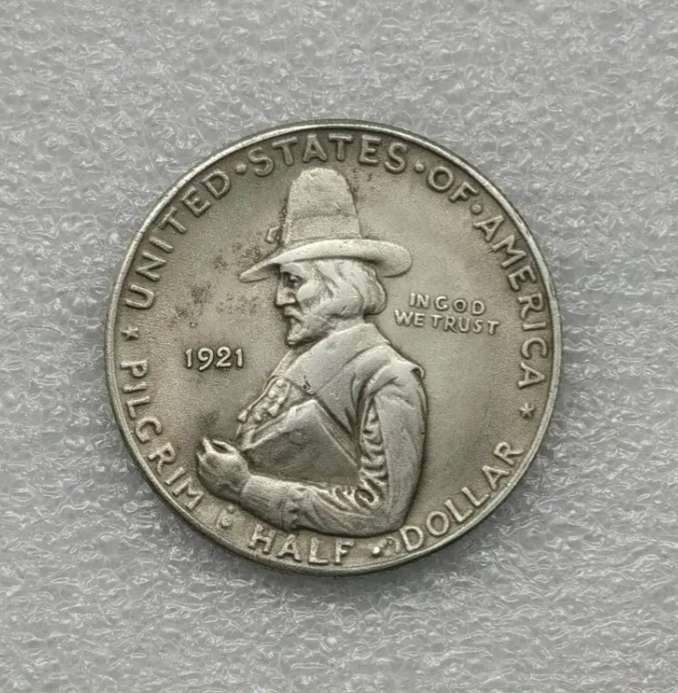 Pilgrim Tercentenary 1620-1920 USA Replica Commemorative Coin - 300 yrs