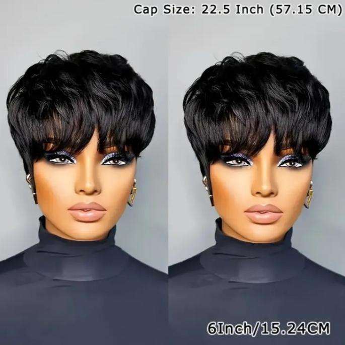 Brazilian Human Hair Pixie Wig | Grade 13A