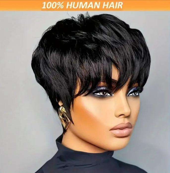 Brazilian Human Hair Pixie Wig | Grade 13A